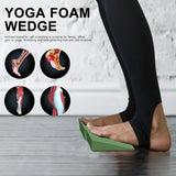 1 Pair Yoga Wedge Blocks EVA Foam Yoga Wedge Stretch Slant Boards Exercise Yoga Block  lightweight Squats Fitness Accessories