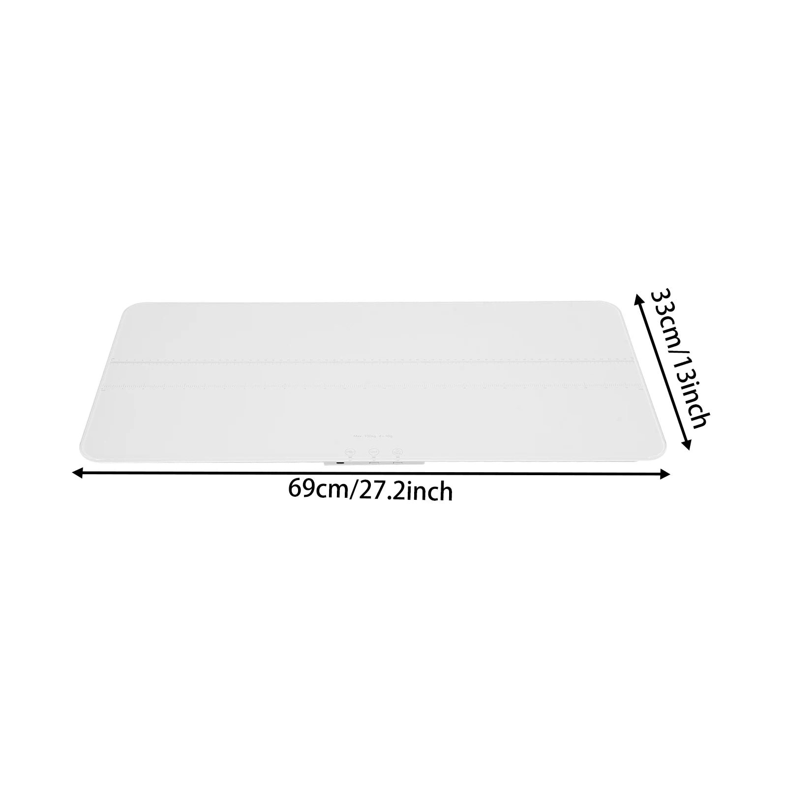 Smart Pet Scale 100kg Digital Scale W/LED Display High Precision 10g Deviation USB Charging Vet Scale for Pet Health Monitoring