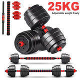 25kg Adjustable Dumbbell Set Sand-Filled Home Gym Equipment for Building Arm Strength And Muscle