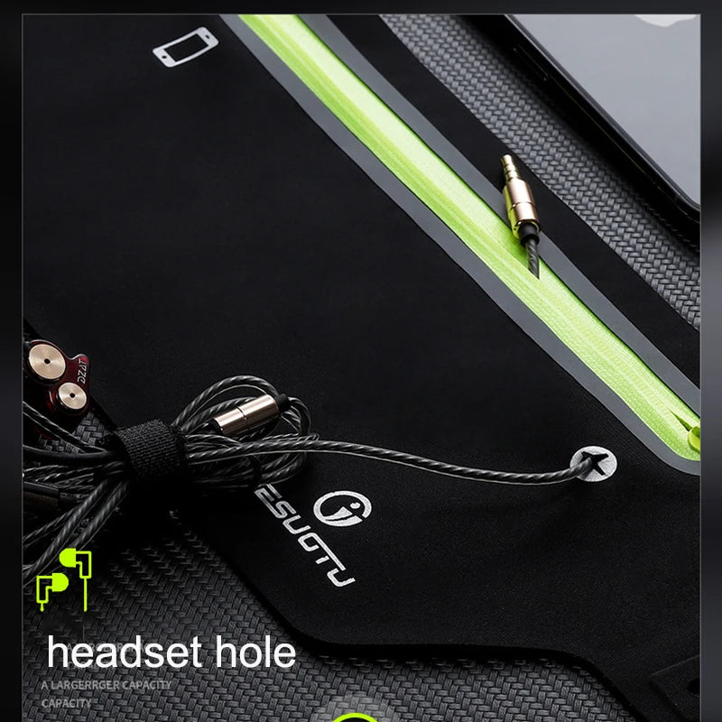 Running Belt Waist Bag Sports Fanny Pack Women Men Waterproof Gym Phone Pouch Jogging Fitness Ultra Thin Invisible Waist Pack