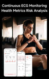 2026 New Nursing Grade Smart Bracelet VWAR Loop Life SpO2 Blood Lipid Uric Acid ECG+PPG Waterproof Band Sport Fitness Tracker