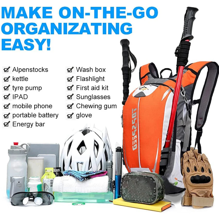 Biking Hydration Vest Backpack Men Portable Sport Cycling Backpack Outdoor Climbing Camping Hiking Backpack Bicycle MTB Mountain