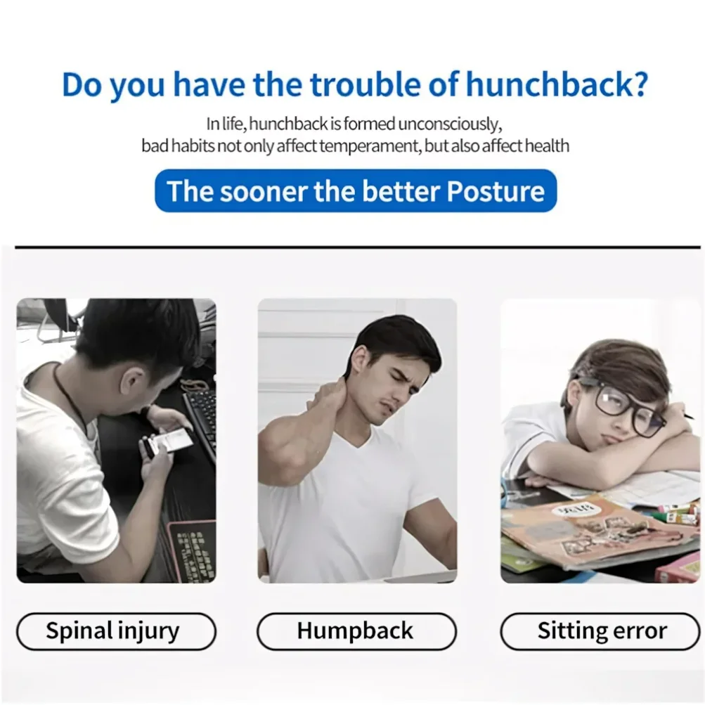 Posture Corrector for Men and Women, Adjustable Full Back Brace Support Shoulder Straightener for Improving Posture, Back Relief