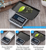 Electronic Jewelry Scale Balance Gram 0.01 / 0.1g Accuracy For Gold Precision Mini Pocket Scale Smart Kitchen Weight Scales