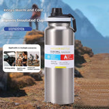 600/800/1000ML Sport Vacuum Flask Stainless Steel Thermal Water Bottle Car Insulated Cup Keeps Cold and Heat Travel Thermal Mug