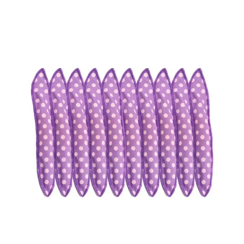 10Pcs/Lot Hair Curlers Soft Sleep Pillow Hair Rollers Set Best Flexible Foam and Sponge Magic Hair Care DIY  Styling Tools  curl