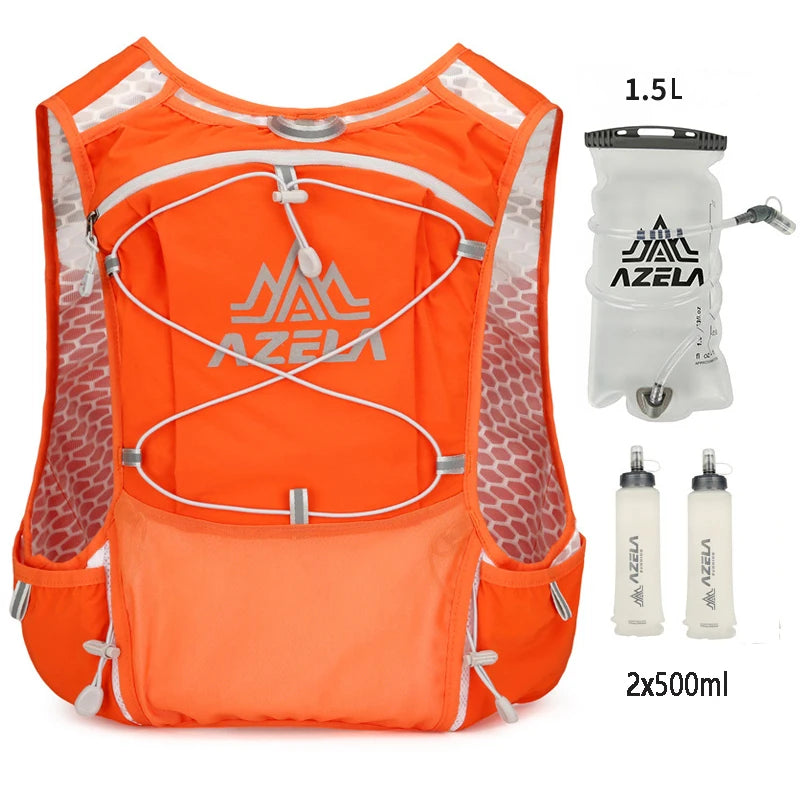 Outdoor Trail Running Backpack Ultralight Running Race Hydration Vest Breathable Jogging Vest for Marathon Cycling Hiking Trail