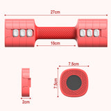 Adjustable Dumbbells Set (1 Pair) 1-2.5kg for Adults & Kids - Retro Red Space-Saving Home Gym Dumbbells for Apartment Dwellers
