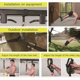 P3-2 & P3-3 Trx Adjustable Suspension Training Belt - Multi-Purpose Resistance Band for Yoga, Fitness & Strength Workouts