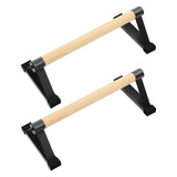 50cm Red Triangle Push Up Bars, Beech Wood+Steel Handstand Bars 400kg Load Capacity Calisthenics Pushup Stands Freestanding