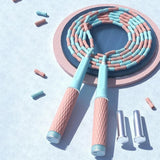 Beads Jumping Rope, Adjusted Segmented Fitness Skipping Rope for Women Man Kid Jump Rope, Workout and Weight Loss
