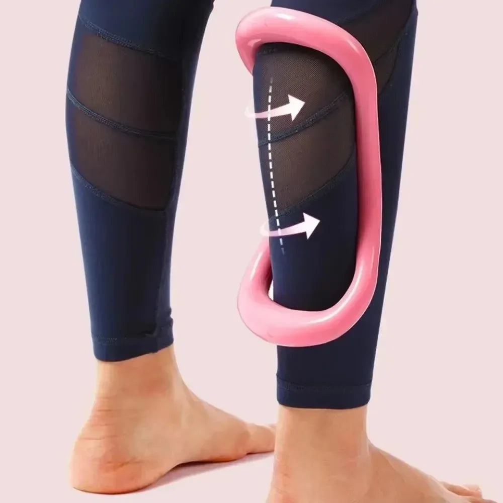 1PC Yoga Pilates Ring - TPE Resistance Circle for Full Body Stretch, Fascia Release & Joint-Friendly Strength Training Home Gym