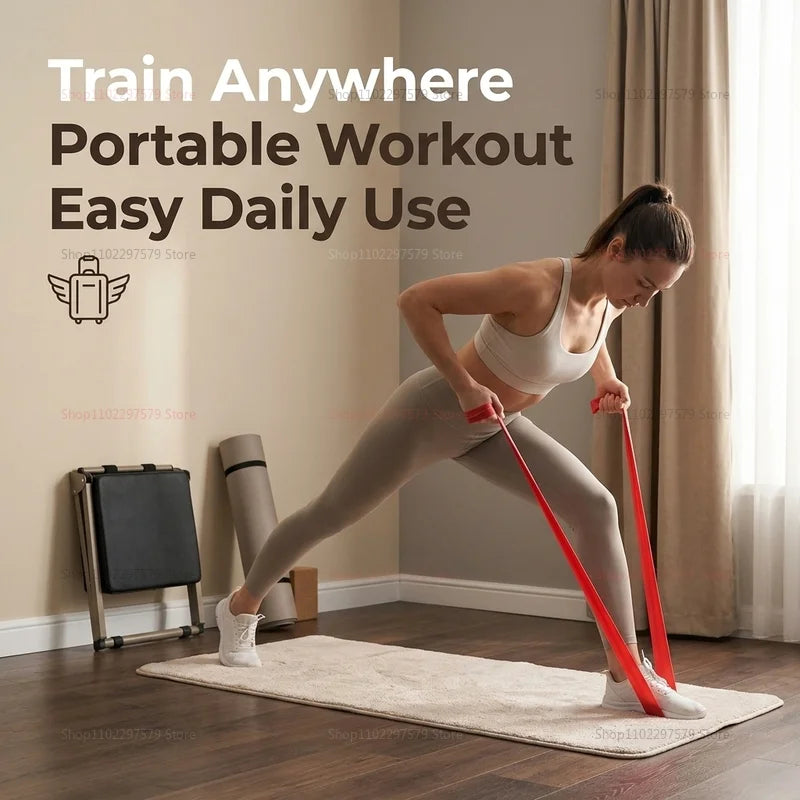 Fitness Rubber Resistance Band Set Heavy Duty Resistance Band Yoga Workout Strength Training Stretch Band Circulation Expander