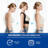 NEENCA Posture Corrector for Back Support Adjustable Shoulder Posture Brace for Men and Women