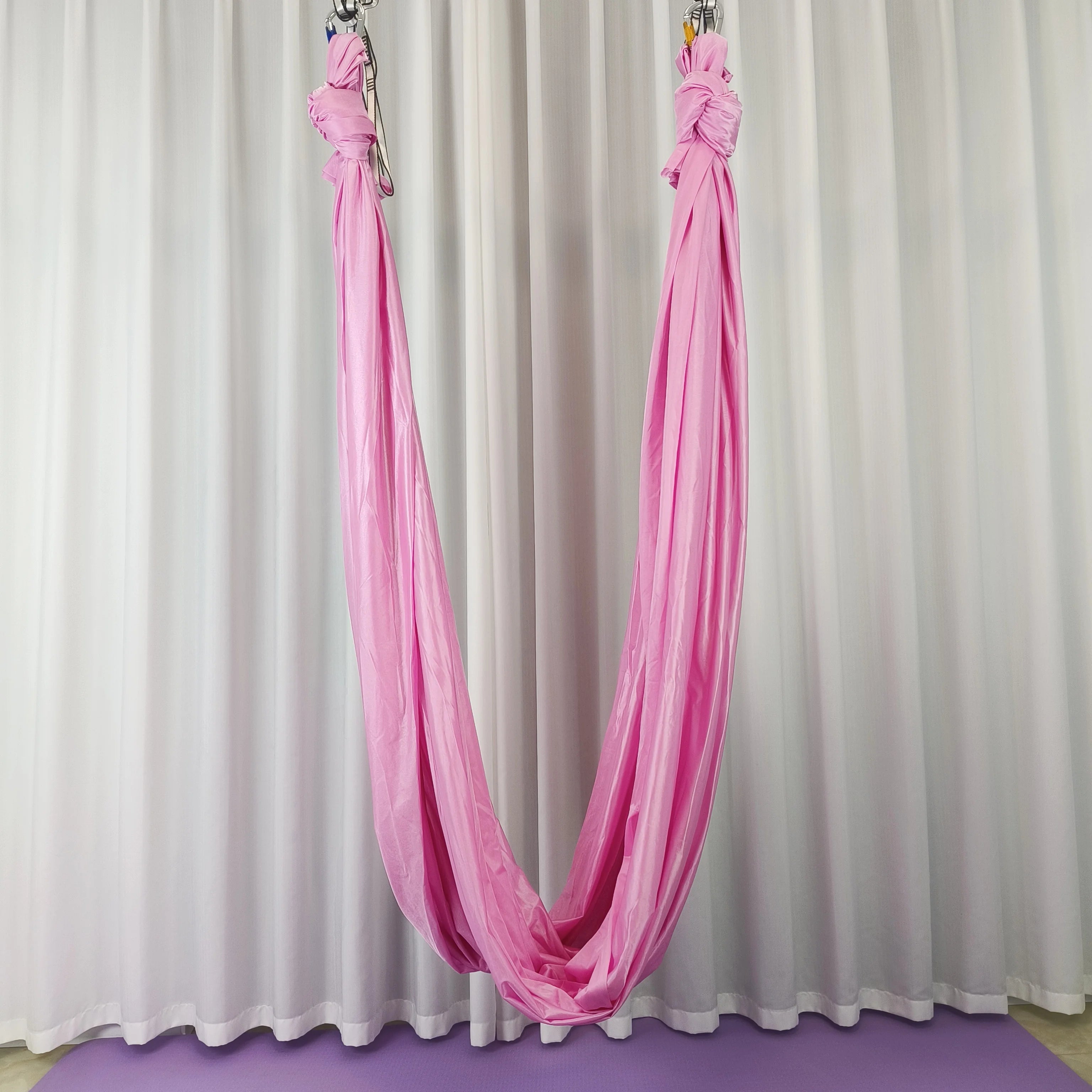 Elastic stretch fabric, 5m yoga hammock, flying swing，Aerial Yoga Hammock Multifunction Anti-gravity Yoga Belts for yoga traini