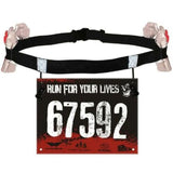 Running Race Waist Pack Number Belt Bib Holder For Triathlon Marathon Cycling Motor With 6 Gel Loops Fitness Sport Accessories