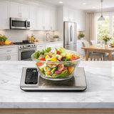 Stainless Steel Smart Nutrition Food Scale Free App with 19 Nutrients Tracking Smart Digital Kitchen Scale