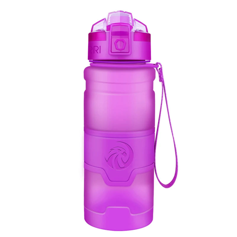 ZORRI BPA Free 400/500/700/1000ml Sports Water Bottle Portable Anti-fall Leakproof Protein Shaker Bottle Bicycle Gym Bottles Hot
