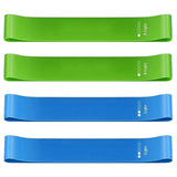 1/2/4 pcs Yoga Resistance Rubber Bands Fitness Elastic Bands Gym Strength Training Pilates Latex Elastic Bands Indoor Equipment