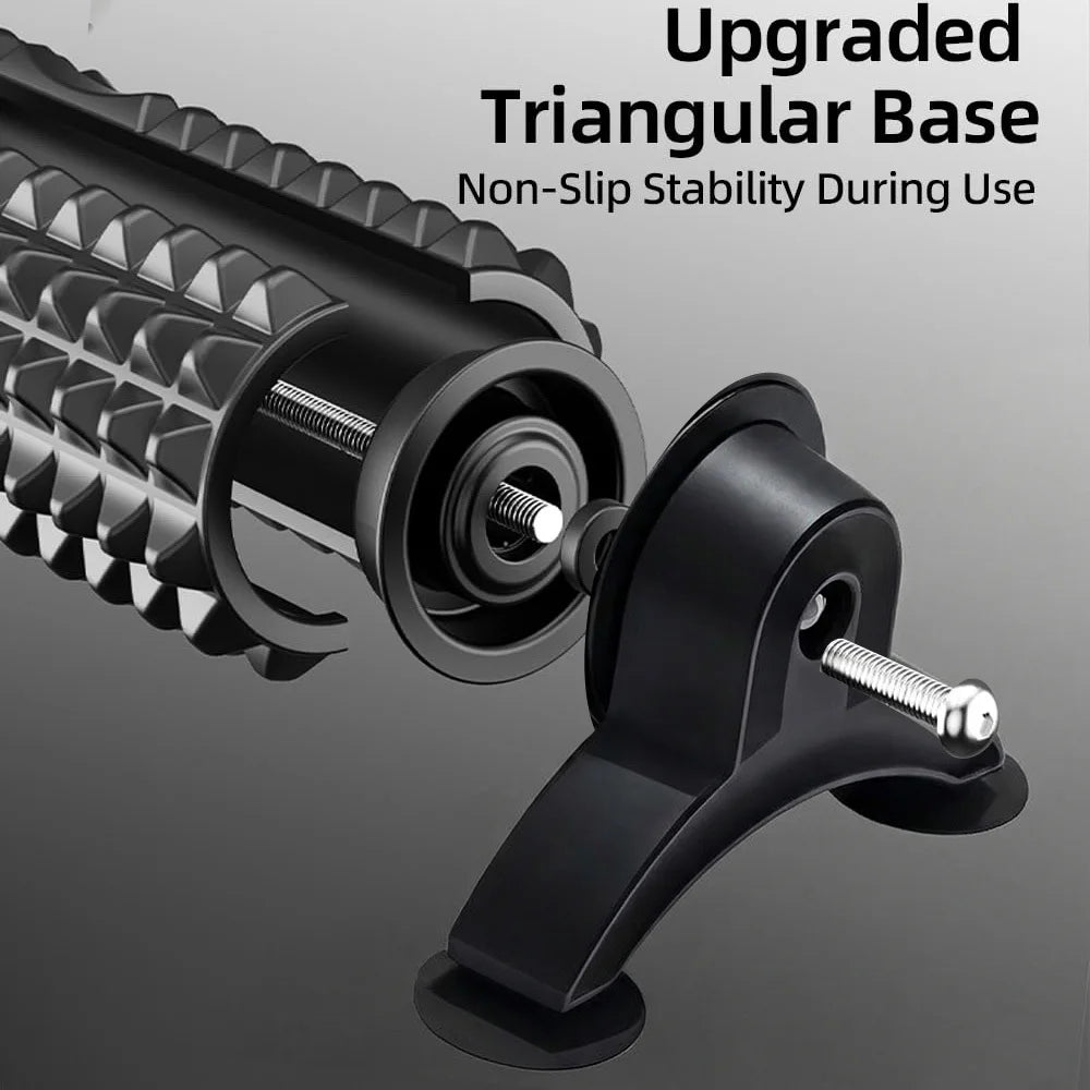 Foam Roller with Stand, 45cm Foam Roller Long Yoga Roller Foam Exercise Roller for Muscle Massage & Relaxation, Yoga Pilates