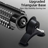 Foam Roller with Stand, 45cm Foam Roller Long Yoga Roller Foam Exercise Roller for Muscle Massage & Relaxation, Yoga Pilates