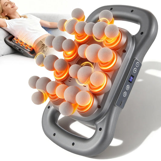 28-Head Fascia Gun High-Frequency Vibration Body Massage Gun Back And Waist Massager Neck Shoulder Massager Muscle Masajeador