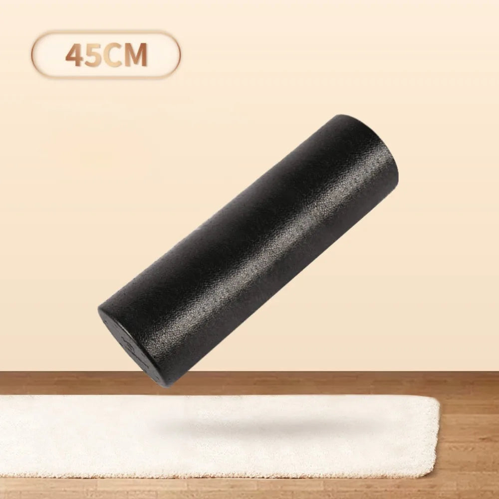 High-Density Foam EPP Yoga Foam Roller Black Portable Solid Foam Roller Solid Foam Shaft Message Roller Body Exercises