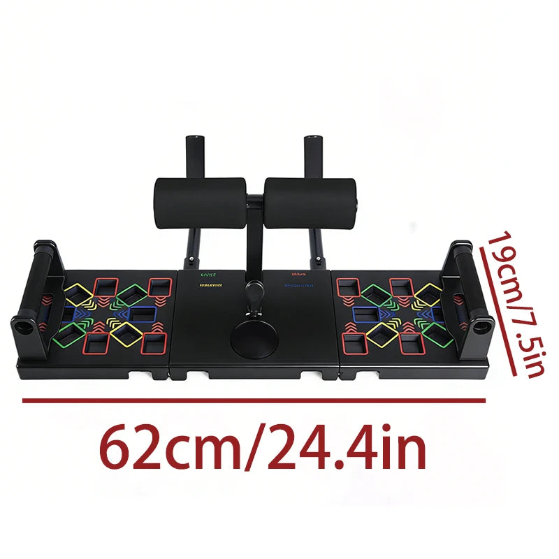 Push-up Board Set Portable Multifunctional Push-up Bar Foldable Fitness Equipment For Chest Abdomen Arms/Back Training