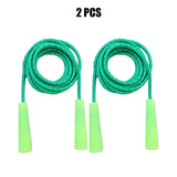 2/4/8/16Pcs Cotton Rubber Skipping Rope For Fitness Elementary School Cloth Braided Rope Fitness Student School Exercise