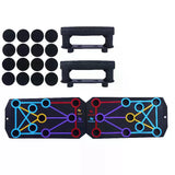 1 Set Multifunctional Thicken Push Up Board Fitness Muscle Home Gym Push Up 20 Holes Push Up Stand