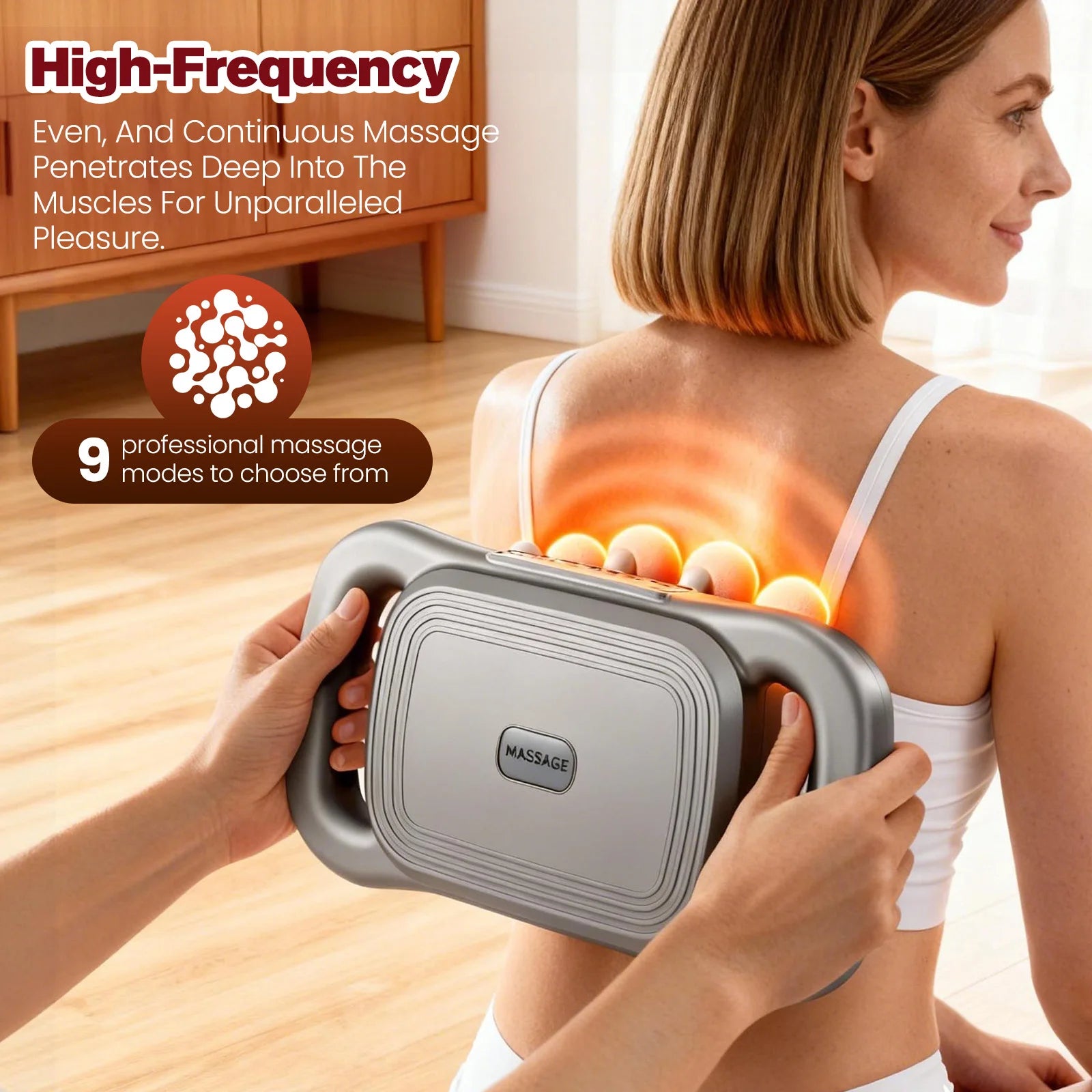 28-Head Fascia Gun High-Frequency Vibration Body Massage Gun Back And Waist Massager Neck Shoulder Massager Muscle Masajeador