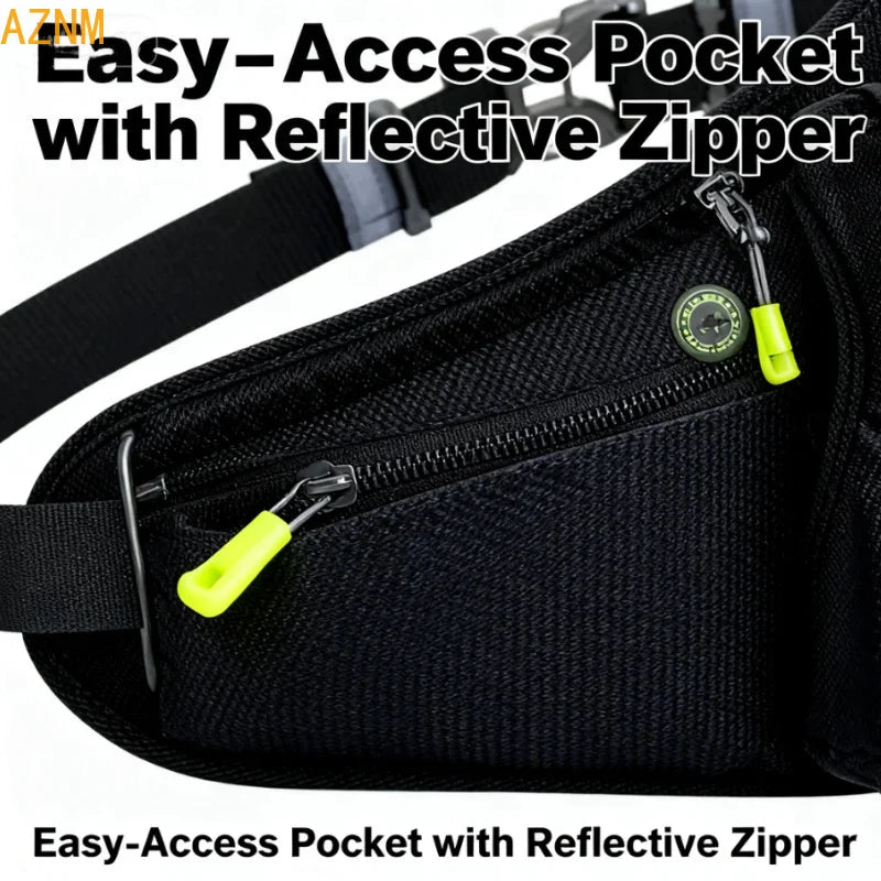 Running Waist Bags Water Bottle Holder Hydration Belt Bag Men Women Sports Fanny Pack Gym Running Cell Phone Jogging Cycling Bag