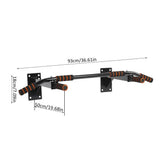 Wall Pull Up Bar Pull Up Bar Wall Mount Pull Up Bar Chin Up Body Bulding Exercise Fitness Gym Home with 6 Foam Handles