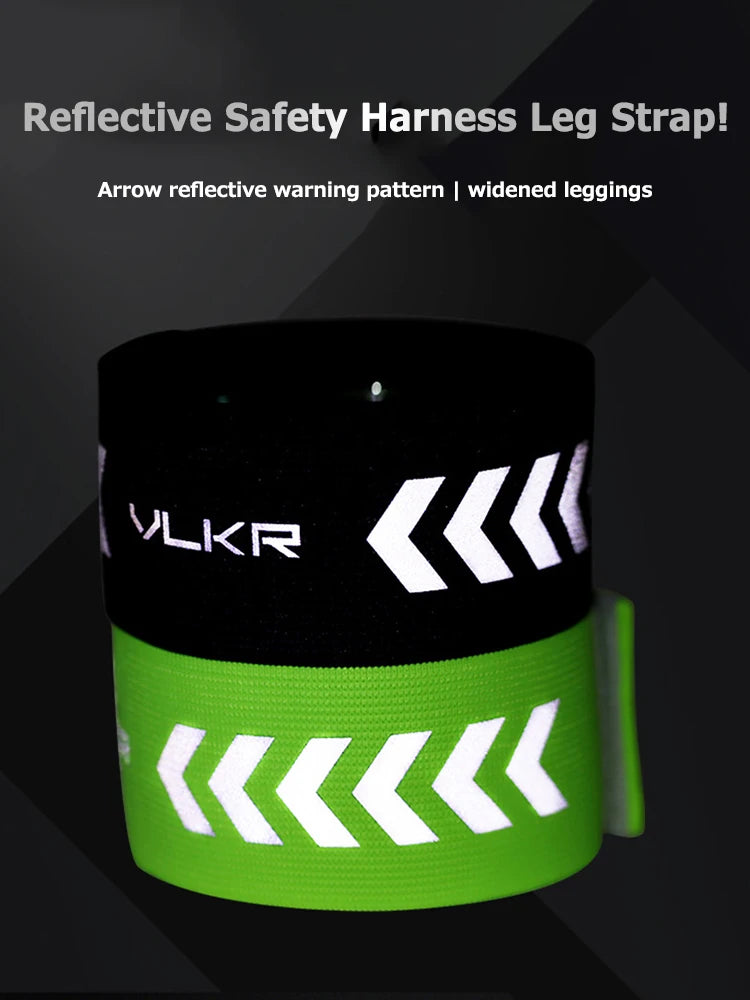 Outdoor Cycling Reflective Leg Rings  Arm Ankle Leg Safety Bands for Cycling Adjustable for Night Running Cycling Walking