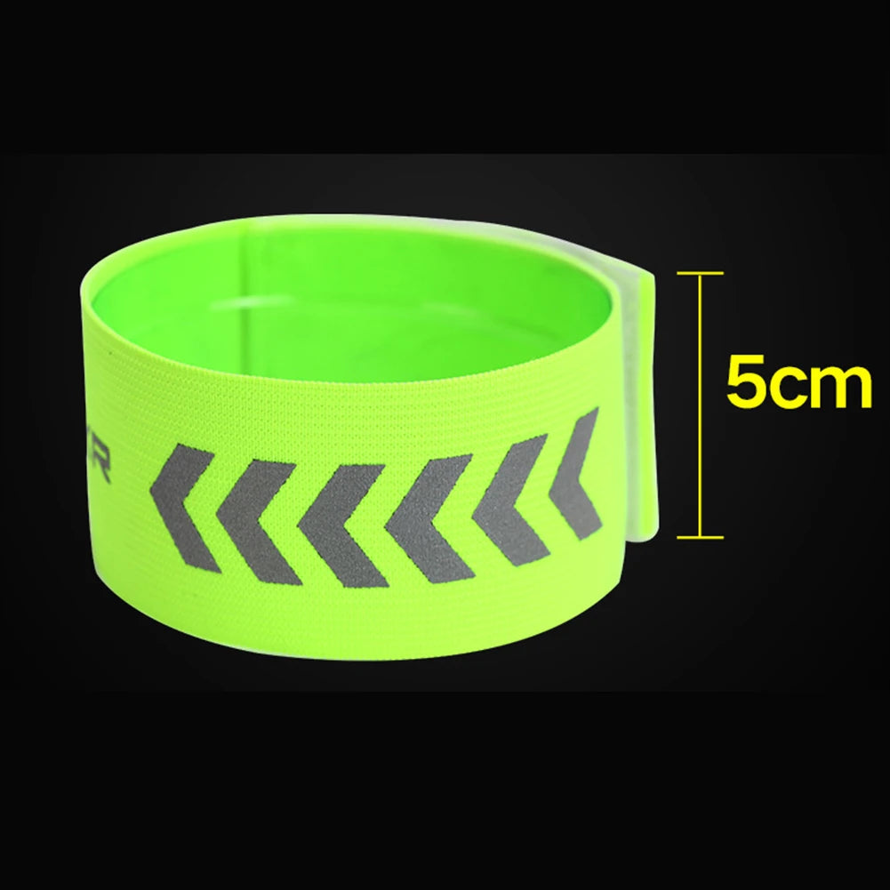Outdoor Cycling Reflective Leg Rings  Arm Ankle Leg Safety Bands for Cycling Adjustable for Night Running Cycling Walking