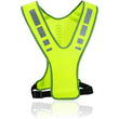 Reflective Running Vest Safety Security Vest Gear with Pocket for Men Kids Work clothes Men for Walking Running Cycling Jogging