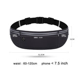 Sports Fanny Pack Women Running Belt Waist Bag Men Waterproof Gym Phone Pouch Banana Bags Run Accessories