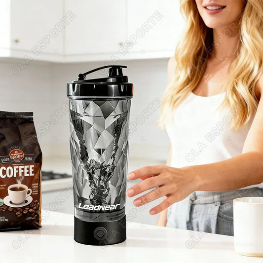 Premium Electric Protein Shaker Bottle Portable Mixer Cup USB Rechargeable Shaker Cups for Protein Shakes Sports Fitness Cup New
