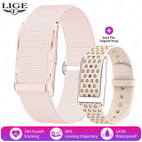 LIGE No Screen Smart Watch Men's Sports Outdoors Fitness Heart Rate Monitor 1ATM Waterproof New Smartwatch For Andrio IOS 2025