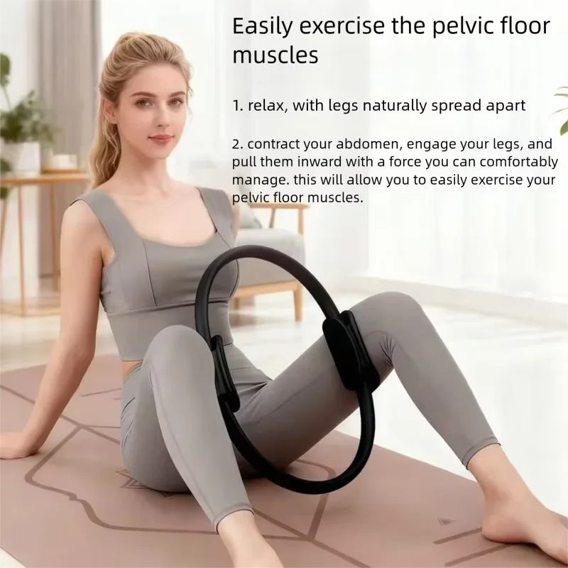 Pilates Ring Elastic Yoga Fitness Circle Home Gym Resistance Exercise Tool for Women Yoga Pilates Ring YJQ01