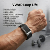 2026 New Nursing Grade Smart Bracelet VWAR Loop Life SpO2 Blood Lipid Uric Acid ECG+PPG Waterproof Band Sport Fitness Tracker