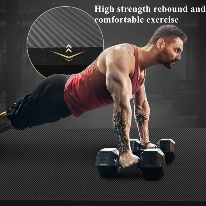 New 200cm×90cm Indoor Sports Fitness Multi-Function for Home Gym Yoga Mat Non Slip Exercise  Thick Fitness Mat Yoga Workout Mat