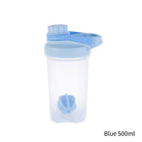 500ml/700ml Portable Water Bottle For Drink Plastic Leak Proof Sports Bottles Protein Shaker Water Bottle Drinkware BPA FREE