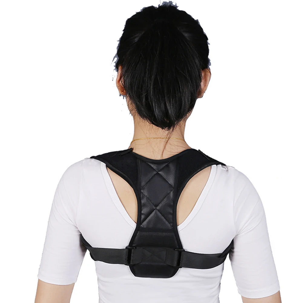 Shoulder Straightener Adjustable Back Posture Corrector Portable Shoulder Support Belt Spine Alignment Brace for Men Women