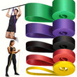 Resistance Bands Set Pull Straps Assistive Pull-Up Bands Exercise Straps Leg Exercise Bands for Gym Fitness Home Workout Equipme