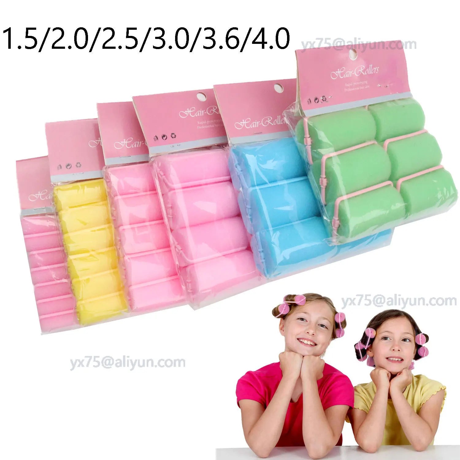 Soft Foam Roller Cushion Hair Rollers Curlers Hairdressing Kit DIY Home Hair Styling Tool Hair Salon for Barber DIY Curls Бигуди