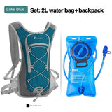 Sports Backpack Water Bag Set 2Liters Outdoor Hiking Waterbag Rucksack Cycling Water Bladder Knapsack Refill Hydration Bag Pack