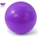 25cm Inflatable Yoga Ball Multi-purpose Sports Fitness Pilates Ball Practical Balance Gym Pump Yoga Training Balloon