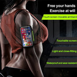 Running Armband for iPhone 17 16 15 14 13 Samsung S26 S25 S24 S23 with Card Slot Key Pockets Sports Arm Bands Cell Phone Holder