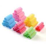 Soft Sponge Foam Cushion Hair Rollers Curlers Hairdressing Kit DIY Home Hair Styling Tool Hair Salon for Barber DIY Curls Random